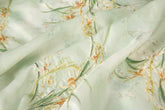 Abstract Floral Embroidery Sequin Sheer Fabric Series (Three Artistic Colorways)