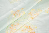 Abstract Narcissus/Orchid Embroidery Sheer Fabric Series (Two Fresh Colorways)