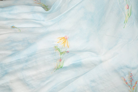 Watercolor Brushstroke Sequin Layered Couture Mesh Fabric Series (Three Art Colorways)